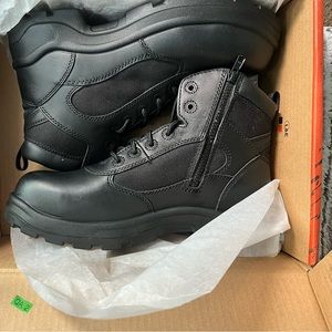 Worx by Redwing Black Non-Metallic Toe work Boot